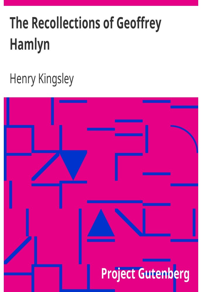 The Recollections of Geoffrey Hamlyn