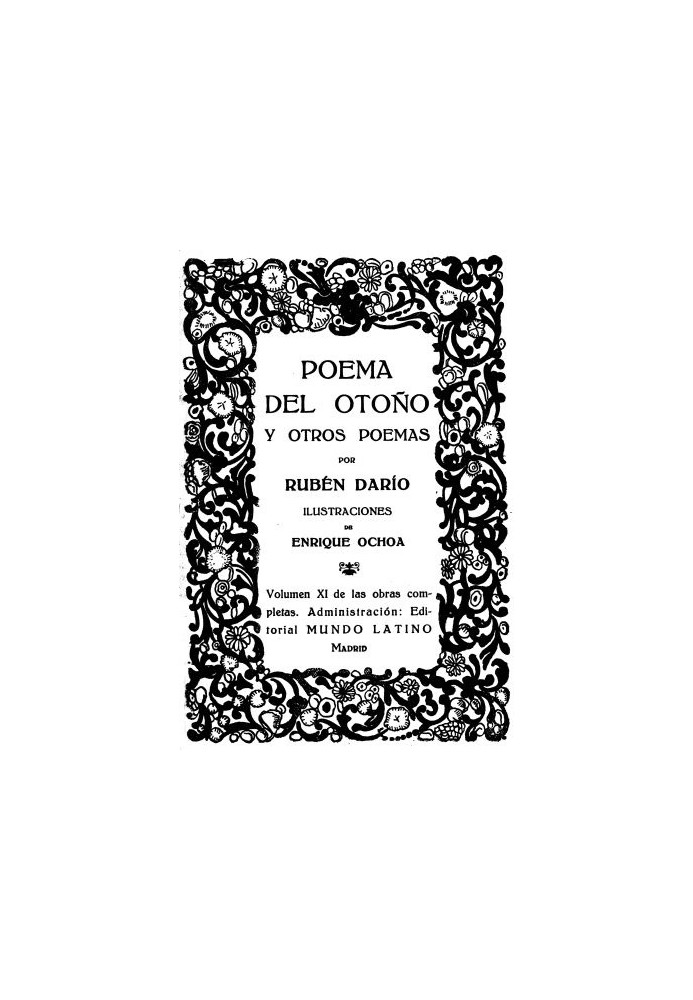 Autumn Poem and other poems Complete Works Vol.