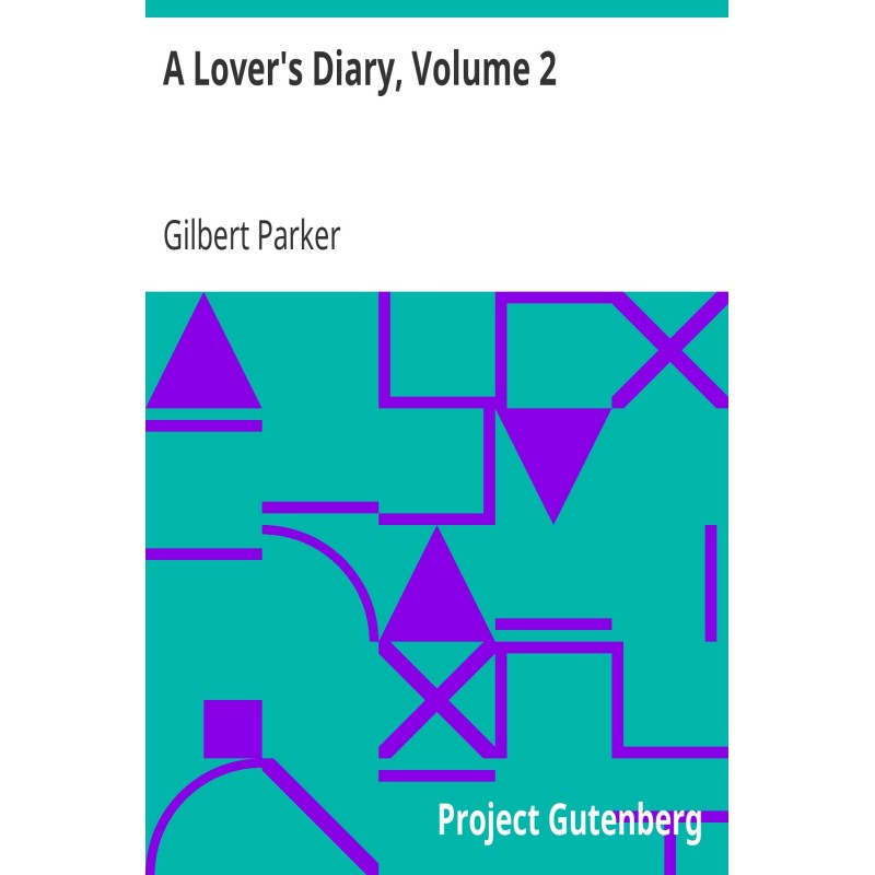 A Lover's Diary, Volume 2.
