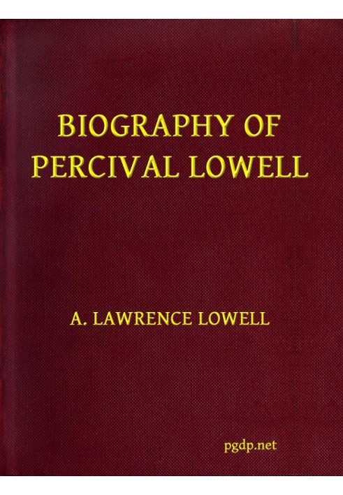 Biography of Percival Lowell