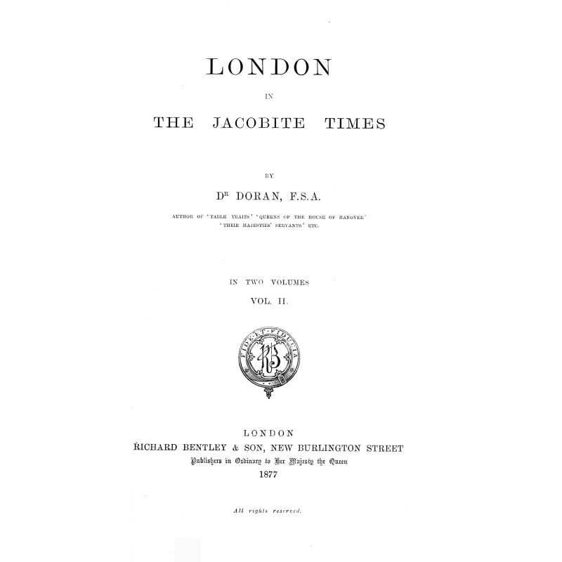 London in the Jacobite...