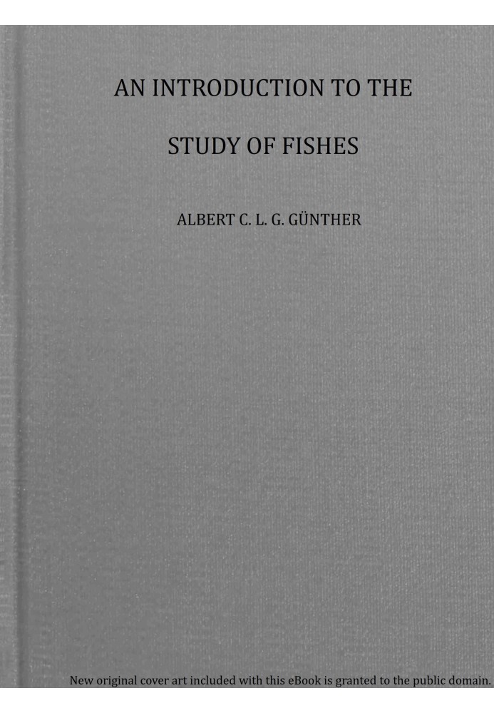 An introduction to the study of fishes