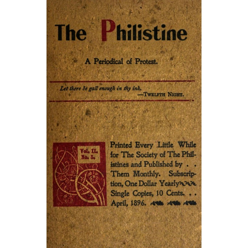 The Philistine : $b A...
