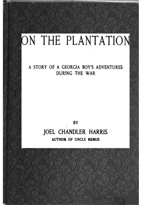 On the Plantation: A Story of a Georgia Boy's Adventures during the War