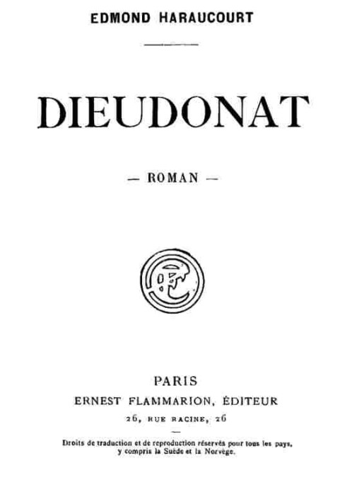 Dieudonat: Novel