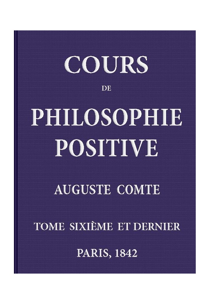 Positive philosophy course. (6/6)