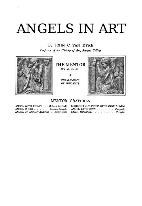 The Mentor: Angels in Art, Vol. 1, Num. 40