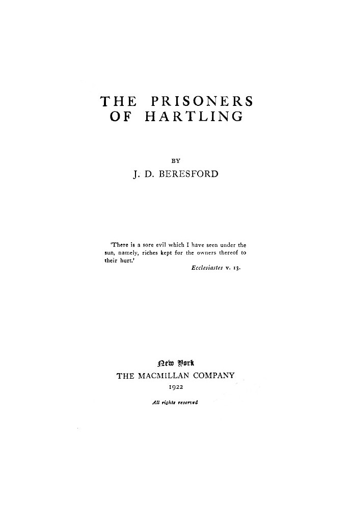 The Prisoners of Hartling