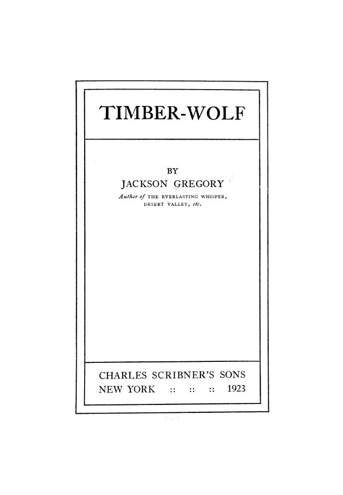 Timber-Wolf