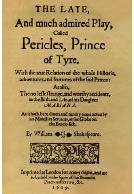 Pericles, Prince of Tyre