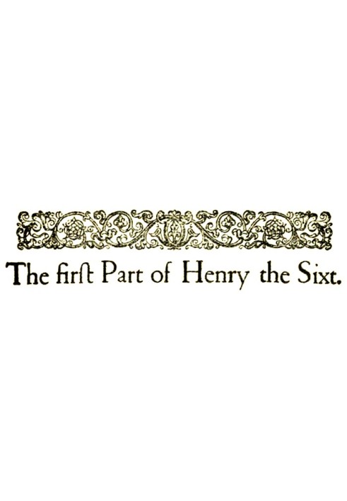 King Henry VI, the first part