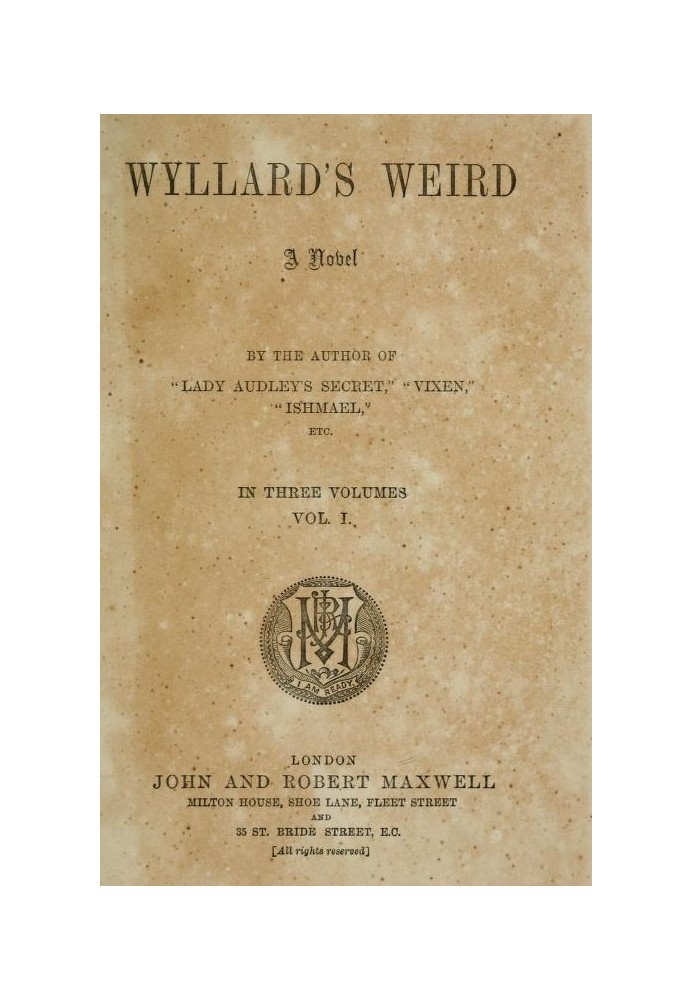 Wyllard's Weird: A Novel