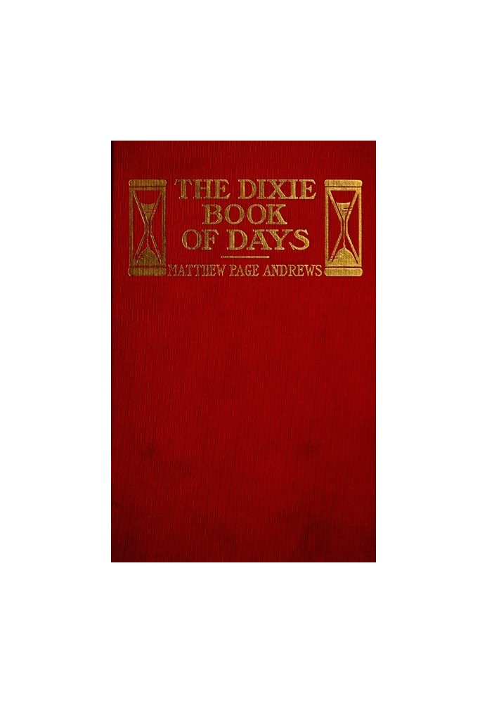 The Dixie Book of Days