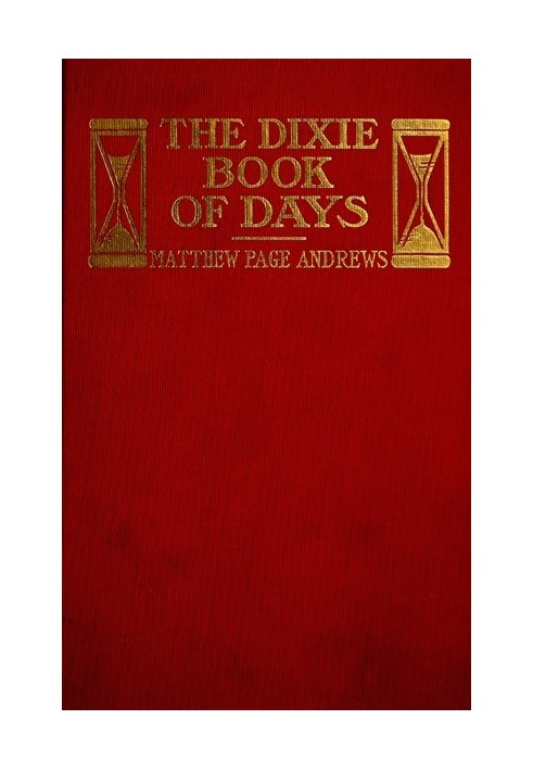 The Dixie Book of Days