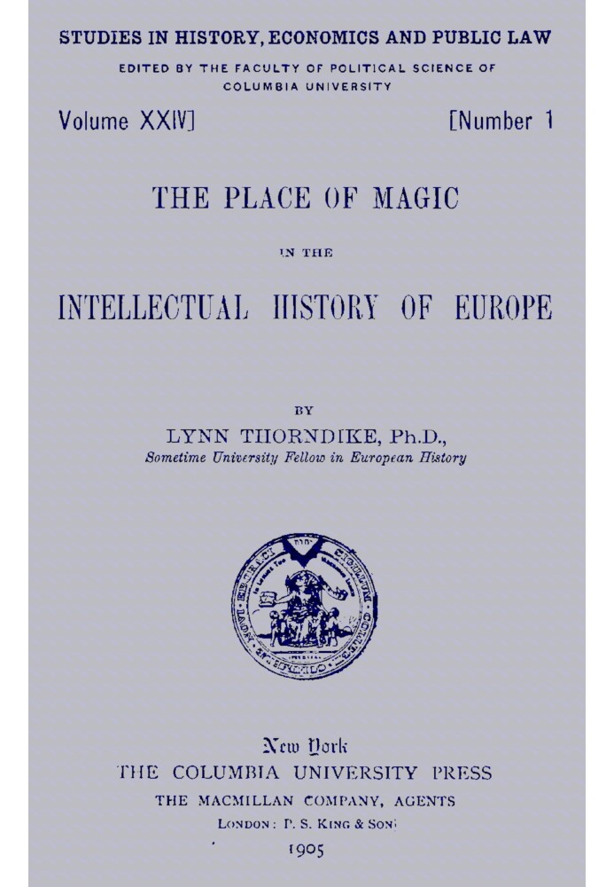 The place of magic in the intellectual history of Europe