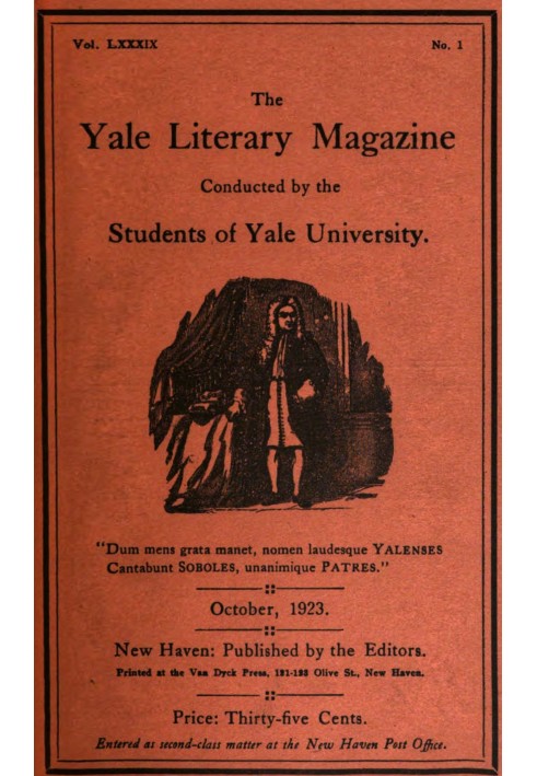 Єльський літературний журнал (том LXXXIX, № 1, 1923)