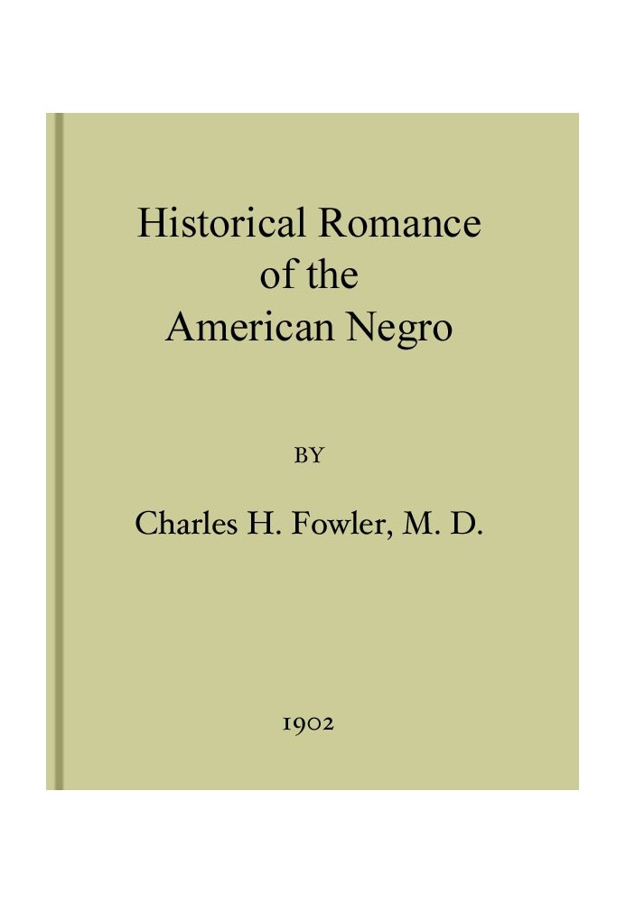 Historical Romance of the American Negro