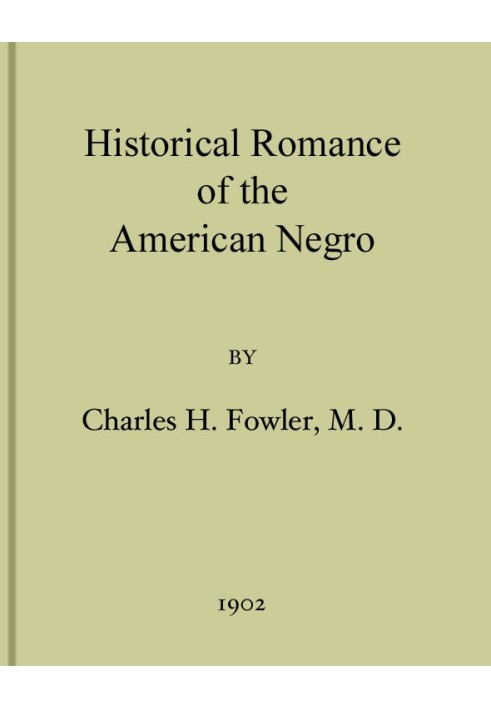 Historical Romance of the American Negro