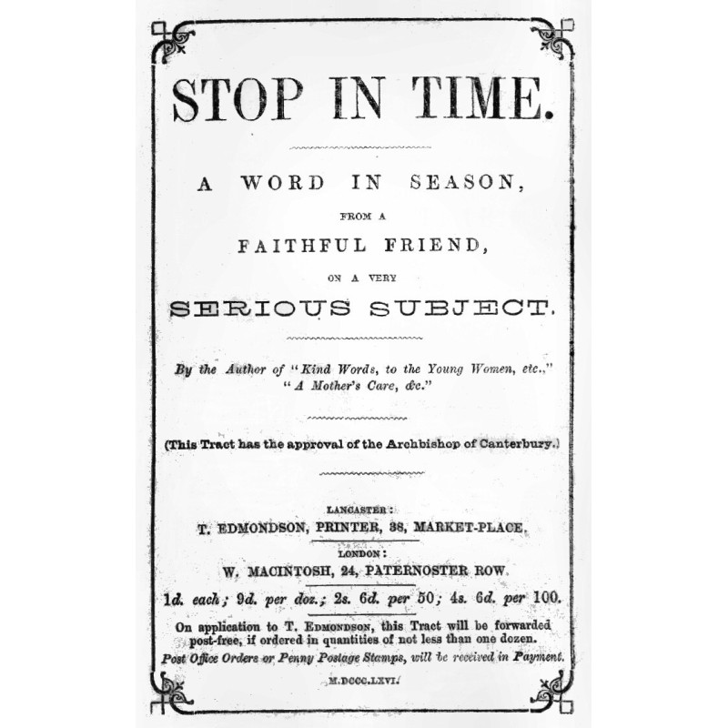Stop in Time: A word in...