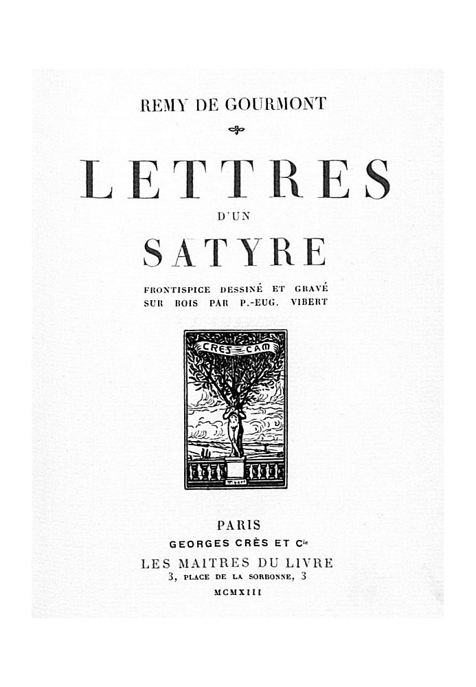 Letters from a satyr