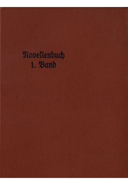 Novella book 1st volume