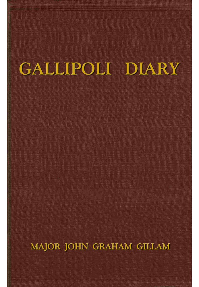 Gallipoli Diary