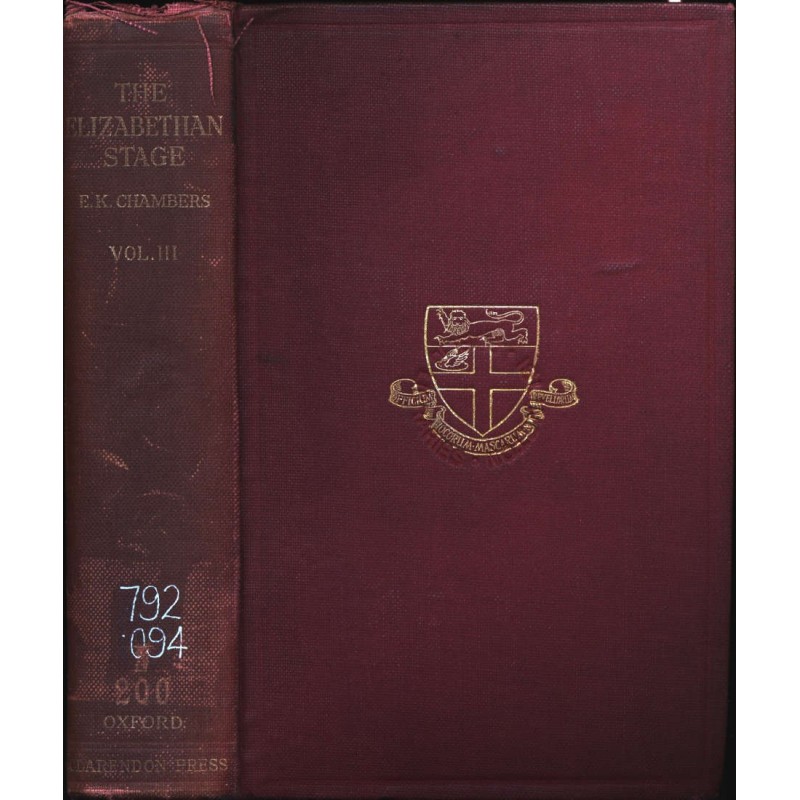 The Elizabethan Stage, Vol. 3