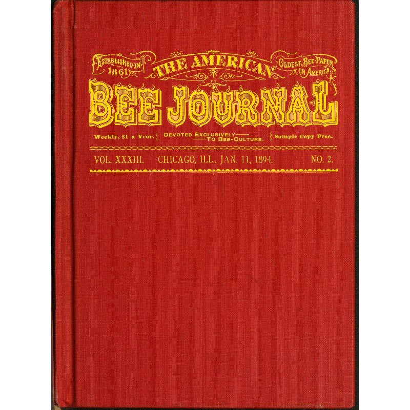 The American Bee Journal,...