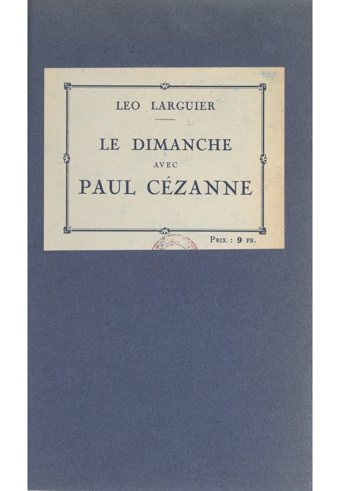 Sunday with Paul Cézanne (memories)