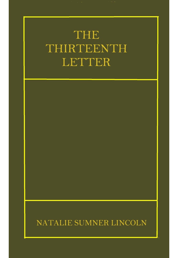 The Thirteenth Letter