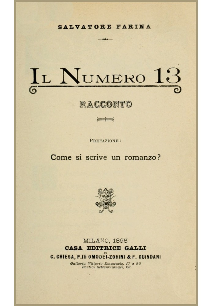 Number 13: Short Story Preface: How do you write a novel?