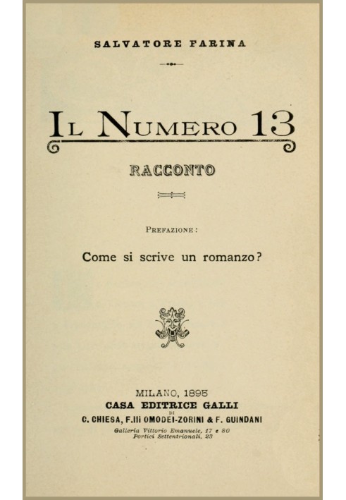 Number 13: Short Story Preface: How do you write a novel?