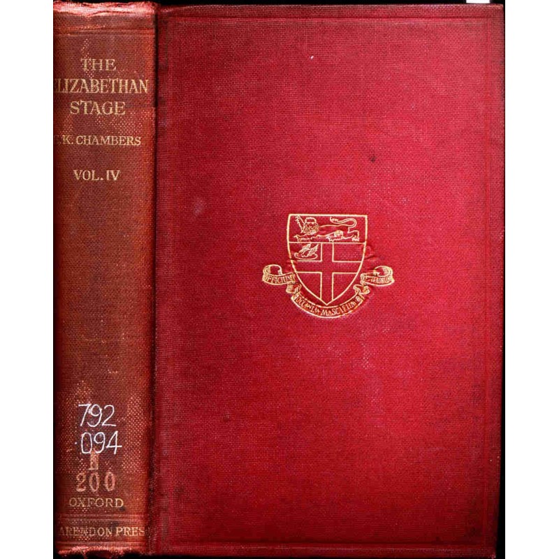 The Elizabethan Stage, Vol. 4