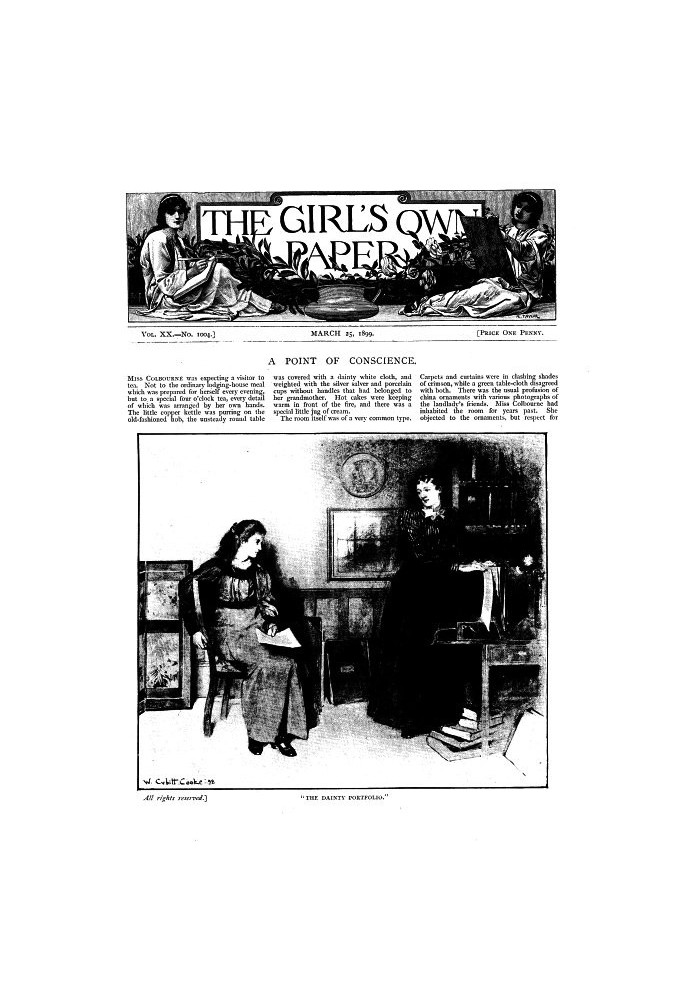 The Girl's Own Paper, Vol. XX. No. 1004, March 25, 1899