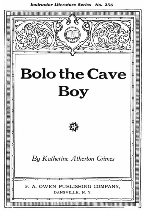 Bolo the cave boy