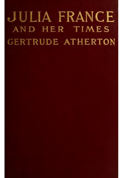 Джулія Франс та її часи: роман