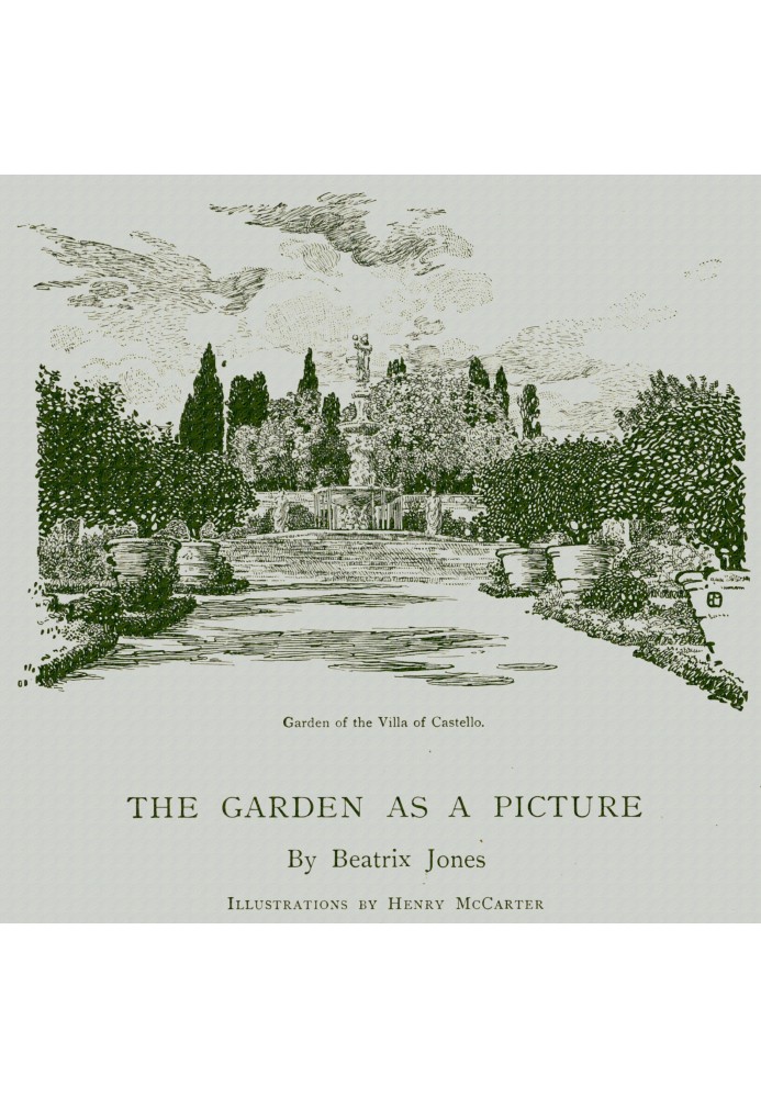 The garden as a picture