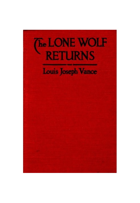 The Lone Wolf Returns