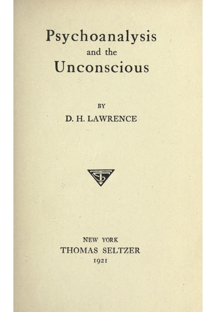 Psychoanalysis and the unconscious