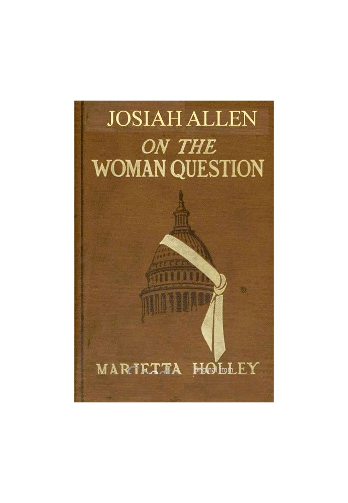 Josiah Allen on the Woman Question