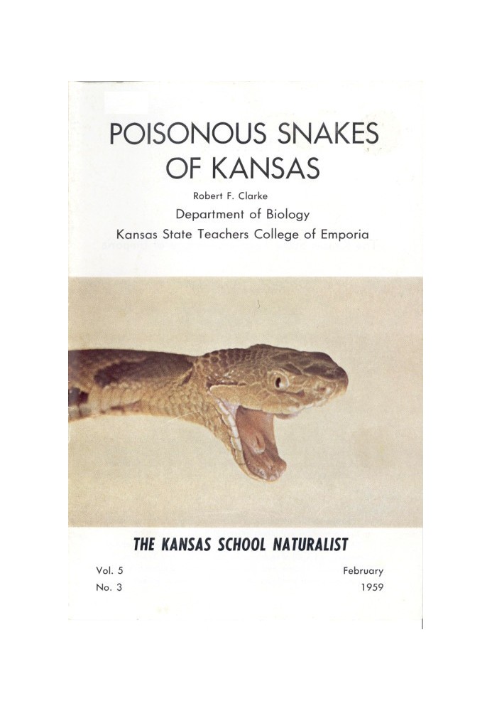 Poisonous Snakes of Kansas