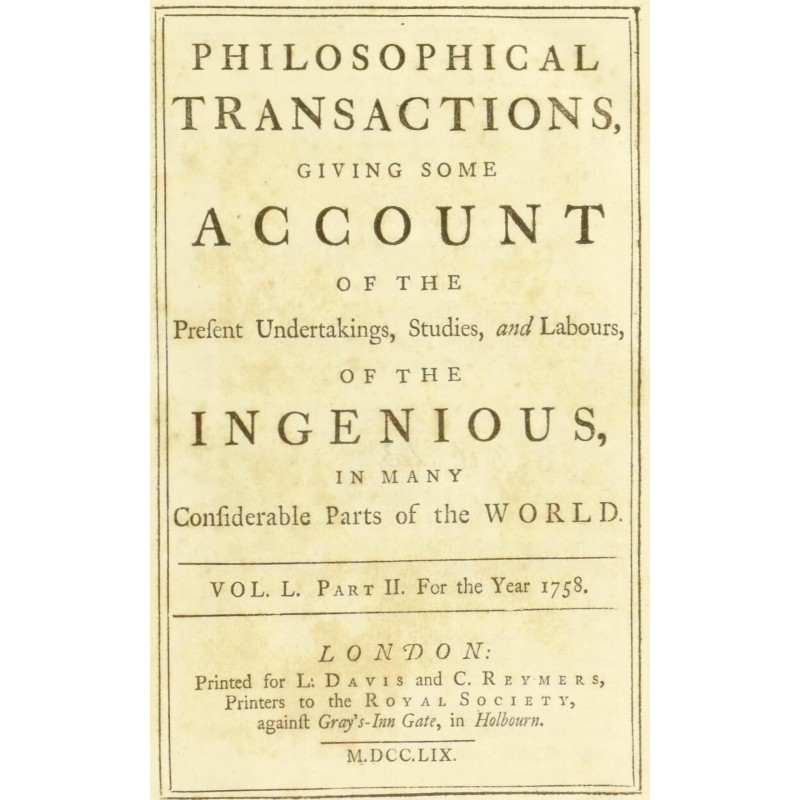 Philosophical transactions,...