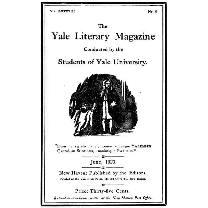 The Yale Literary Magazine...