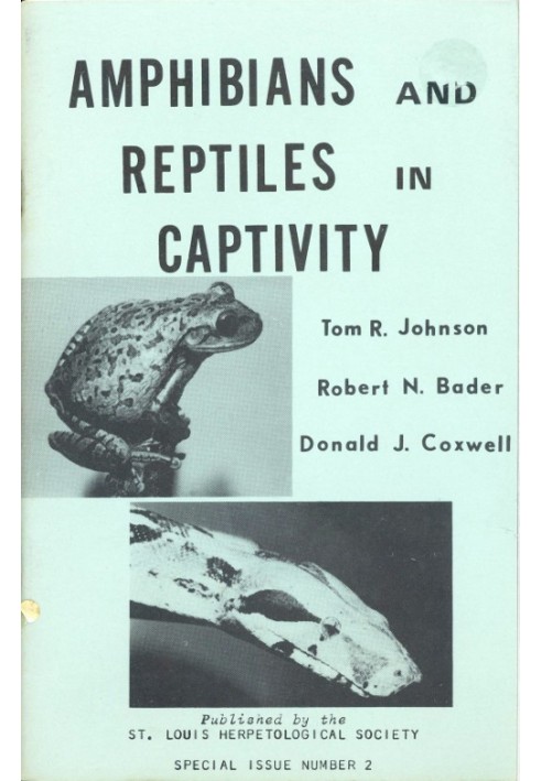 Amphibians and Reptiles in Captivity