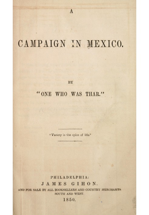 A campaign in Mexico