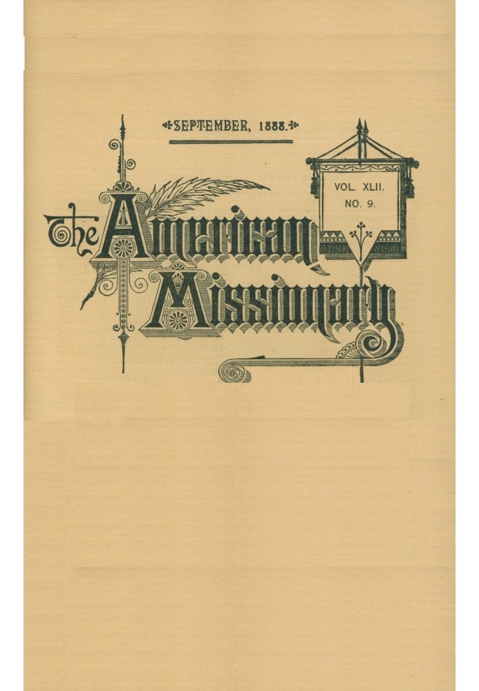 The American missionary — volume 42, no. 9, September, 1888