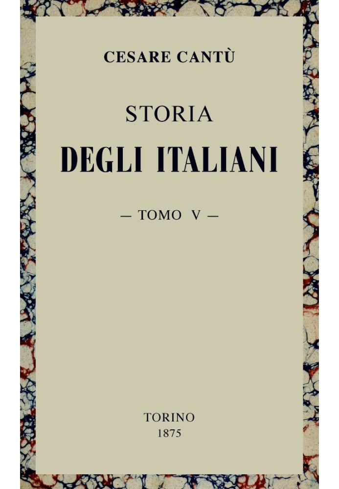 History of the Italians, vol. 05 (of 15)