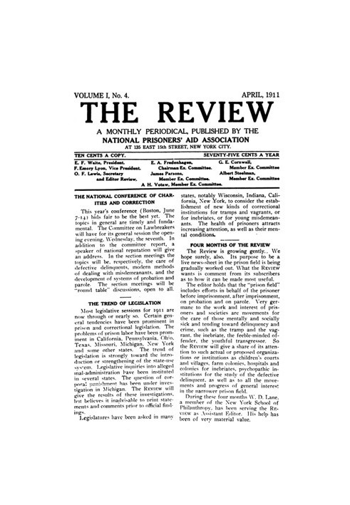 Огляд; том. 1, № 4, квітень 1911 р