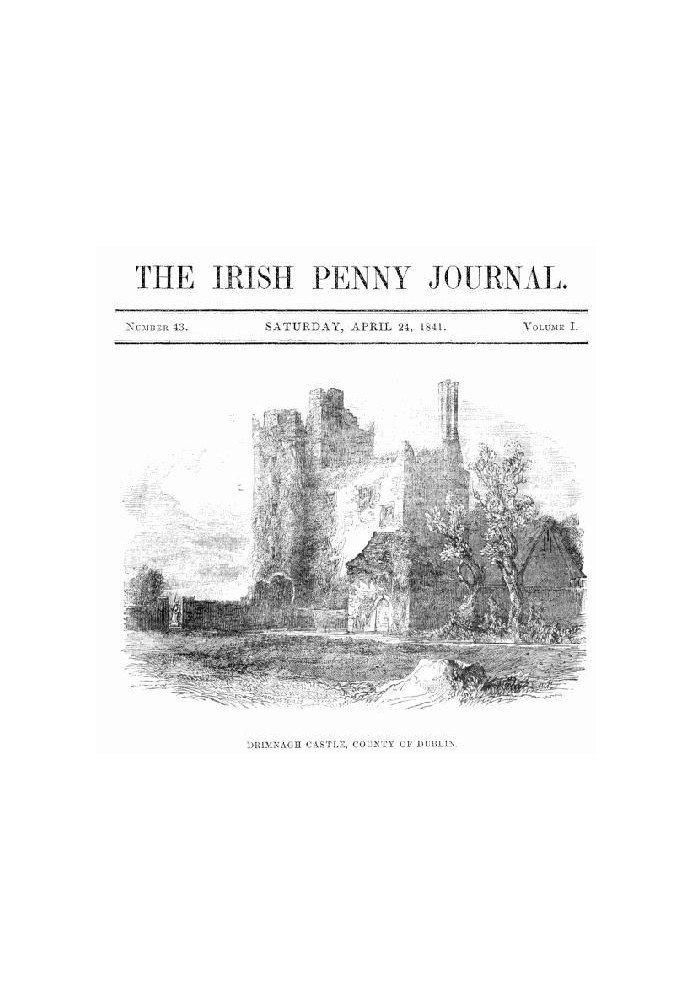 The Irish Penny Journal, Vol. 1 № 43, 24 квітня 1841 р