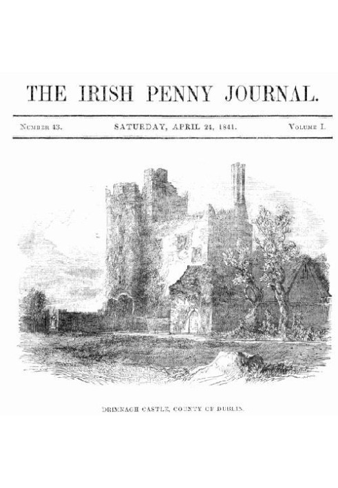 The Irish Penny Journal, Vol. 1 № 43, 24 квітня 1841 р